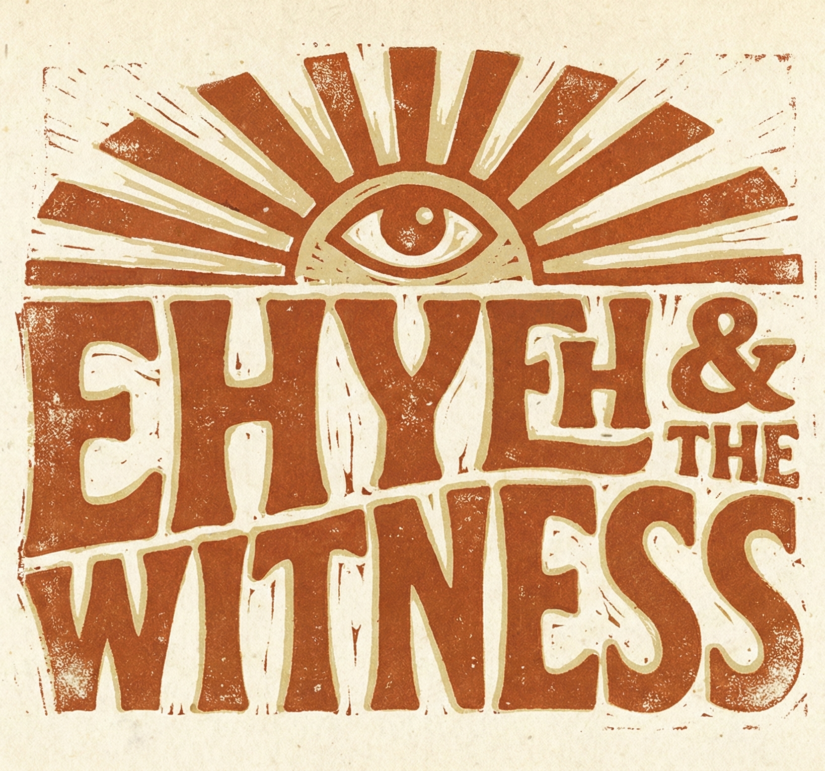Ehyeh & The Witness logo with all-seeing eye